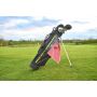 rPET golfhanddoek Idris zwart
