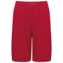 Basketbalshort voor kinderen Sporty Red 12/14 jaar
