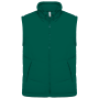 Met fleece gevoerde bodywarmer Dark green XS Met fleece gevoerde bodywarmer Dark green XS
