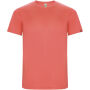 Imola sportshirt met korte mouwen voor kinderen - Fluor Coral - 4