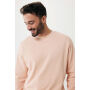 IQONIQ Etosha lichtgewicht gerecycled katoen sweater, peach nectar (S)