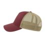 RAPPER COTTON-S, BURGUNDY/STONE, One size, ATLANTIS HEADWEAR