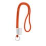 Polyester 2-kleurige koord-lanyard met full color label