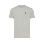 Iqoniq Manuel gerecycled katoen t-shirt ongeverfd, heather grey (S)