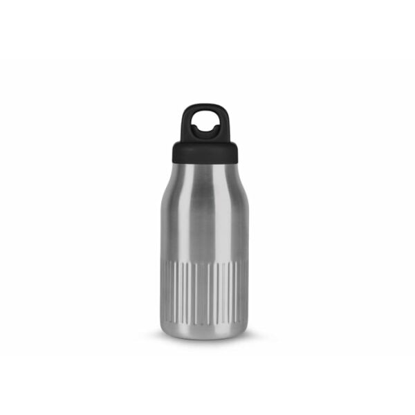 Sagaform Truls stalen fles met handige openklik dop (gerecycled) 500 ml - Zilver Sagaform Truls stalen fles met handige openklik dop (gerecycled) 500 ml - Zilver
