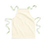 FairTrade Cotton Junior Craft Apron - Natural/Pistachio - One Size