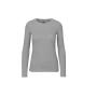 LADIES LONG SLEEVE TEE-SHIRT, SPORT GREY, L, NEUTRAL