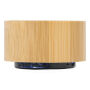 Draadloze speaker BAMBOO SOUND bruin, zwart