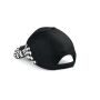 GRAND PRIX CAP, BLACK/DAMIER WHITE, One size, BEECHFIELD GRAND PRIX CAP, BLACK/DAMIER WHITE, One size, BEECHFIELD