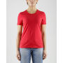 DEFT 2.0 TEE W BRIGHT RED M