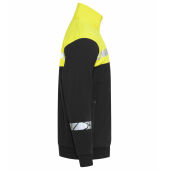 7103 FULL ZIP SWEATSHIRT PGL Black/Yellow 5XL