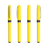 Geel - chroom - zwarte inkt