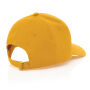 Impact AWARE™ 6 panel 280gr gerecycled katoenen cap, geel