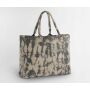 TIE DYE CANVAS TOTE BAG, SAND BLACK TIE DYE, One size, WESTFORD MILL