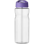 H2O Active® Base 650 ml bidon met fliptuitdeksel - Transparent/Paars