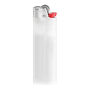 BIC® J26 Aansteker J26 Lighter BO white translucent_BA white _FO red_HO chrome