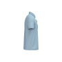 Ecologische herenpolo in piquétricot Aquamarine S