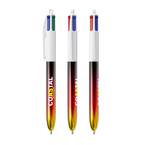 BIC® 4 Colours® Flags Collection 4 C. Flags Collection BP LP Black/Red/Yellow_UP&RI white