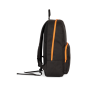 Rugzak met contrasterende ritssluiting Black / Orange One Size