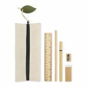 JUCOSET - Schrijfwaren set - Zwart