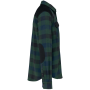 Geruit overshirt met zakken Forest Green / Navy Checked / Black 5XL