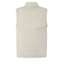 Gerecycled sherpa gilet Natural M