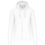 Hooded Sweater Met Rits White XS