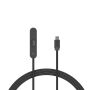 Aluvia RCS 65W PD-kabel met verstelbare telefoonstandaard, zwart Aluvia RCS 65W PD-kabel met verstelbare telefoonstandaard, zwart