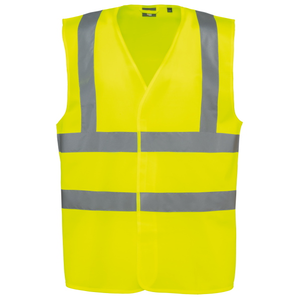 HI-VIS veiligheidshesje volwassene unisex Hi Viz Yellow S/M HI-VIS veiligheidshesje volwassene unisex Hi Viz Yellow S/M