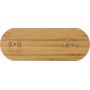 Draadloze oplader Tatum | 2-in-1 - bamboe Draadloze oplader Tatum | 2-in-1 - bamboe
