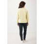 IQONIQ Etosha lichtgewicht gerecycled katoen sweater, cream yellow (XXXL)