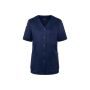 KS 63 Short-Sleeve Ladies' Tunic Essential, from Sustainable Material , 65% GRS Certified Recycled Polyester / 35% Conventional Cotton - navy - 48