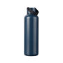 VINGA Baltimore RCS recycled SS fles 600 ML, donkerblauw