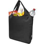 Ash RPET grote opvouwbare draagtas 14L - Zwart