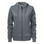 Printer Overhead Lady full zip hoody Steelgrey 3XL