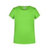 Girls' Basic-T lime-green XS