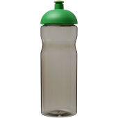 H2O Active® Eco Base 650 ml sportfles met koepeldeksel - Houtskool/Felgroen H2O Active® Eco Base 650 ml sportfles met koepeldeksel - Houtskool/Felgroen