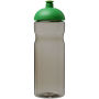 H2O Active® Eco Base 650 ml sportfles met koepeldeksel - Charcoal/Helder groen