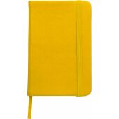 Notitieboek Brigitta | Gerecycled PU | A5 | Blanco geel Notitieboek Brigitta | Gerecycled PU | A5 | Blanco geel