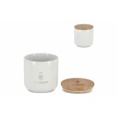 Bus keramiek &amp; bamboe 550ml - Wit