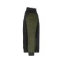 Men's Padded Hybrid Jacket black/olive-melange 6XL