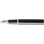 Parker IM vulpen (blauwe inkt) - Zwart/Goud