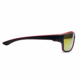 YUMA - Gespiegelde sportzonnebril UV400 - Rood