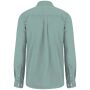 Ecologisch verwassen herenoverhemd washed jade green S