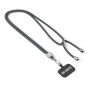 Crossbody, trendy duotone lanyard telefoonhouder van polyester