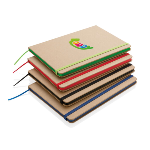 A5 kraft notitieboek, groen A5 kraft notitieboek, groen