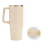DRINK DELUXE - Vacuüm drinkbeker beige DRINK DELUXE - Vacuüm drinkbeker beige