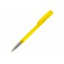 Balpen Nash metal tip transparant - Transparant Geel