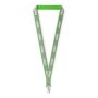 Polyester keycord met reflecterende overlay Polyester keycord met reflecterende overlay