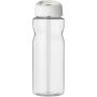 H2O Active® Eco Base 650 ml sportfles met tuitdeksel - Transparant/Wit